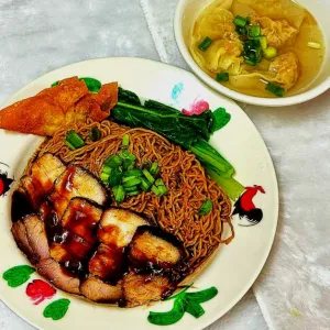 古早味叉烧云吞面