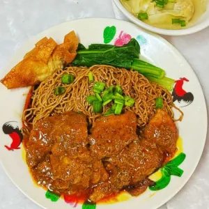 古早味咖喱鸡云吞+面