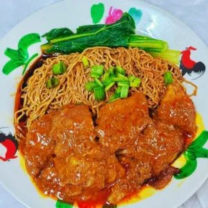 古早味咖喱鸡云吞面